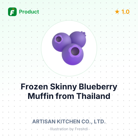 Frozen Skinny Blueberry Muffin – summary card, no photo uploaded yet