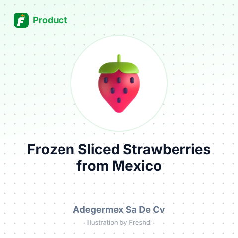 Frozen Sliced Strawberries – summary card, no photo uploaded yet