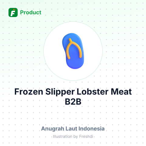 Frozen Slipper Lobster Meat – summary card, no photo uploaded yet