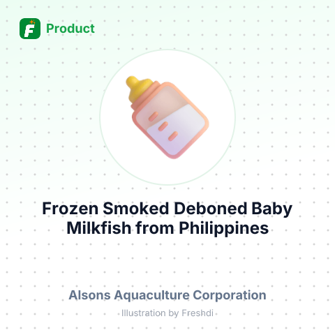 Frozen Smoked Deboned Baby Milkfish – summary card, no photo uploaded yet