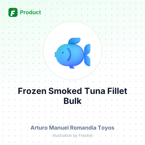 Frozen Smoked Tuna Fillet – summary card, no photo uploaded yet