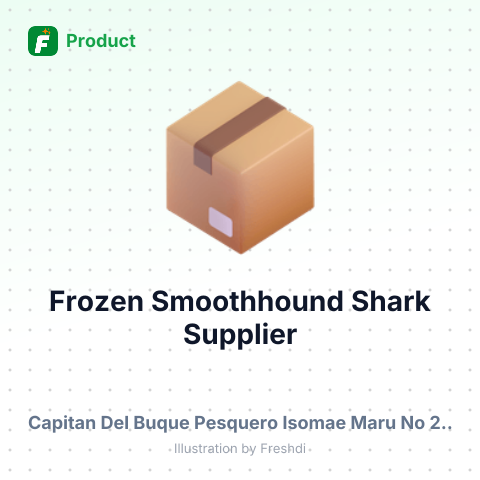 Frozen Smoothhound Shark (Scyliorhinus canicula) – summary card, no photo uploaded yet