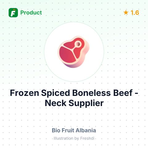 Frozen Spiced Boneless Beef - Neck – summary card, no photo uploaded yet