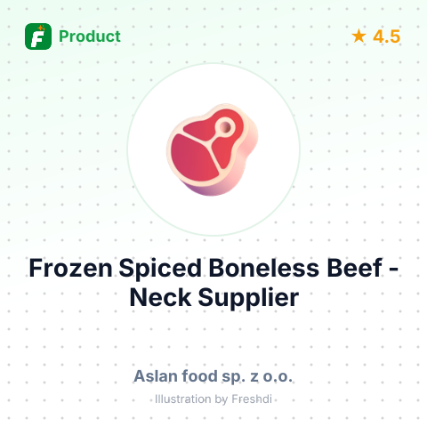 Frozen Spiced Boneless Beef - Neck – summary card, no photo uploaded yet