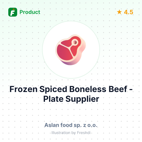 Frozen Spiced Boneless Beef - Plate – summary card, no photo uploaded yet