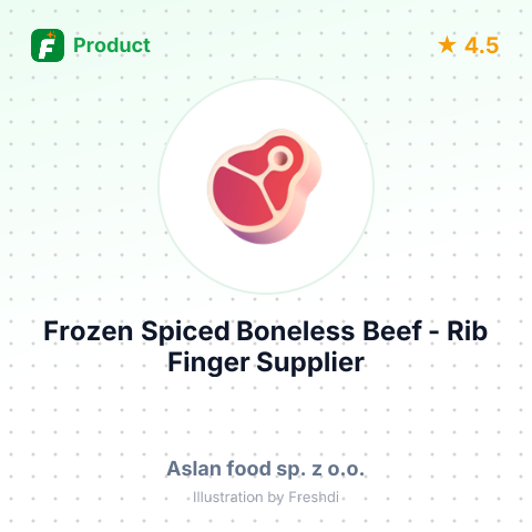 Frozen Spiced Boneless Beef - Rib Finger – summary card, no photo uploaded yet