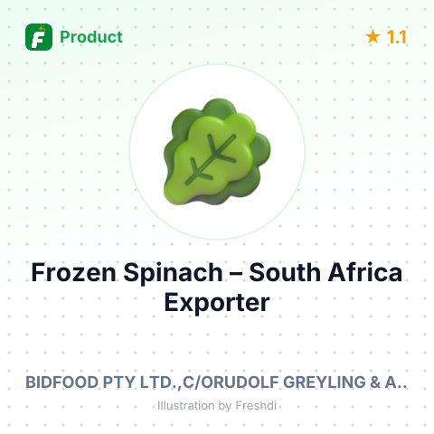Frozen Spinach – summary card, no photo uploaded yet