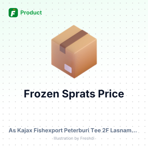 Frozen Sprats (Sprattus sprattus) – summary card, no photo uploaded yet