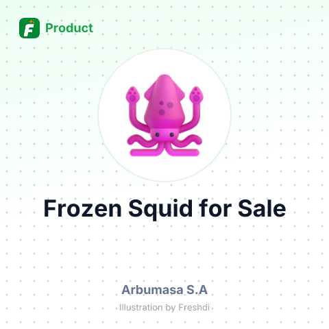 Frozen Squid (Illex Argentinus) – summary card, no photo uploaded yet