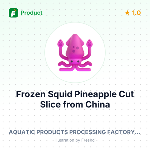 Frozen Squid Pineapple Cut Slice – summary card, no photo uploaded yet
