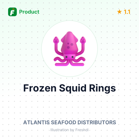 Frozen Squid Rings – summary card, no photo uploaded yet