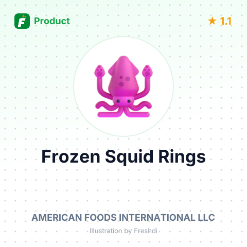 Frozen Squid Rings – summary card, no photo uploaded yet