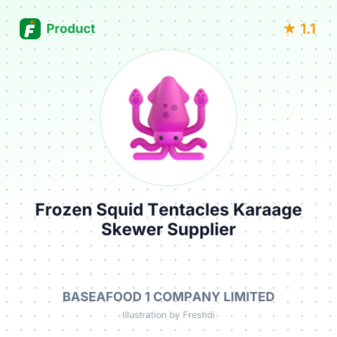 Frozen Squid Tentacles Karaage Skewer – summary card, no photo uploaded yet