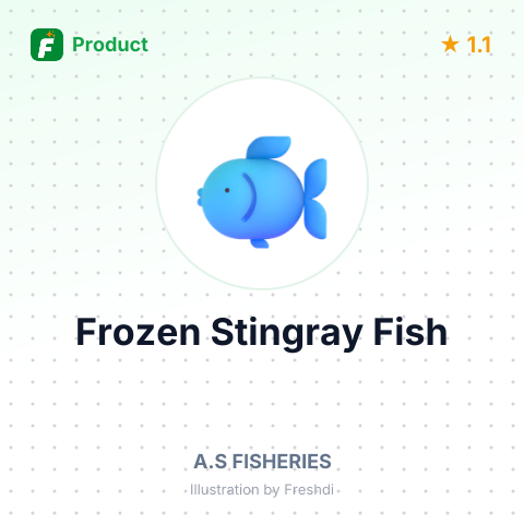 Frozen Stingray Fish – summary card, no photo uploaded yet