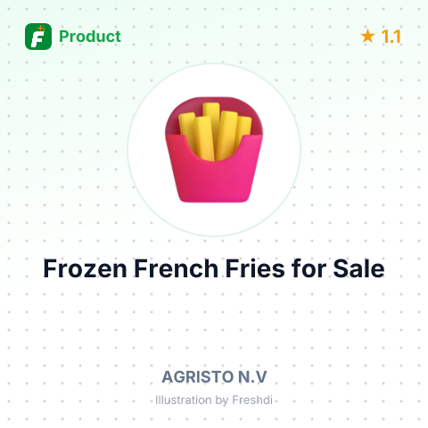 Frozen Straight Cut French Fries (3/8 inch, Innovator) – summary card, no photo uploaded yet
