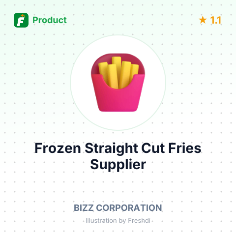 Frozen Straight Cut Fries – summary card, no photo uploaded yet