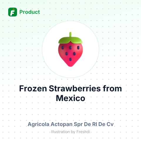 Frozen Strawberries – summary card, no photo uploaded yet