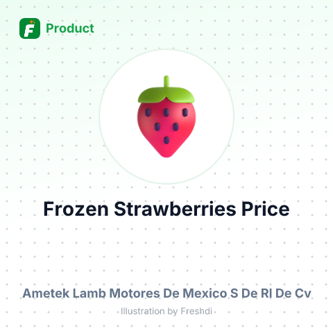 Frozen Strawberries – summary card, no photo uploaded yet