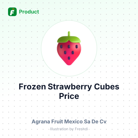 Frozen Strawberry Cubes with Sugar – summary card, no photo uploaded yet