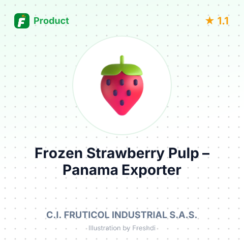 Frozen Strawberry Pulp – summary card, no photo uploaded yet