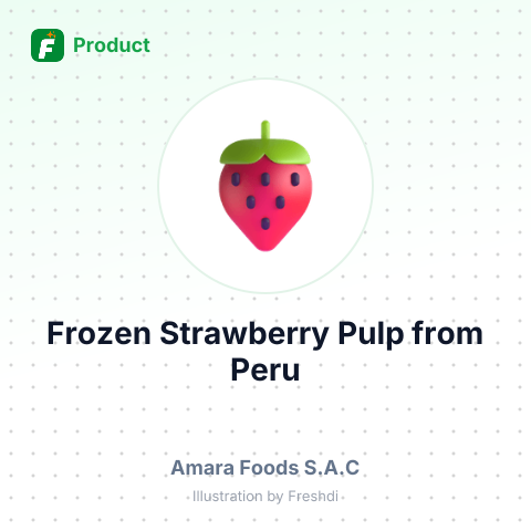 Frozen Strawberry Pulp – summary card, no photo uploaded yet