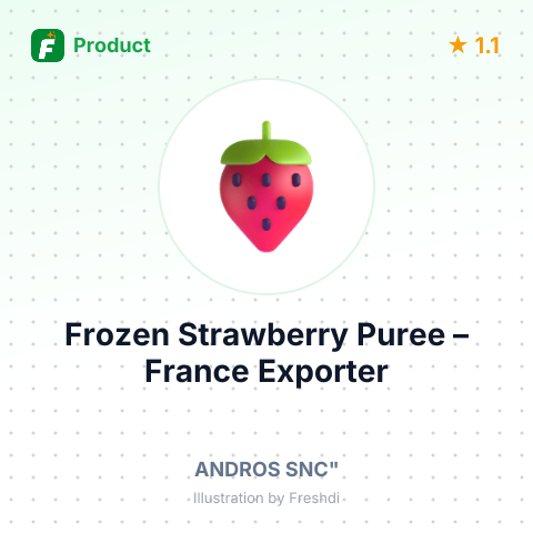 Frozen Strawberry Puree – summary card, no photo uploaded yet