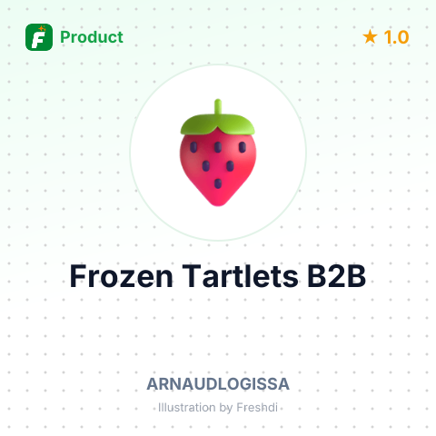 Frozen Strawberry Tartlets – summary card, no photo uploaded yet