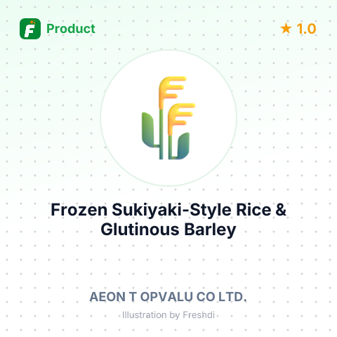 Frozen Sukiyaki-Style Rice & Glutinous Barley Rice Set – summary card, no photo uploaded yet