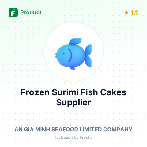Frozen Surimi Fish Cakes – summary card, no photo uploaded yet