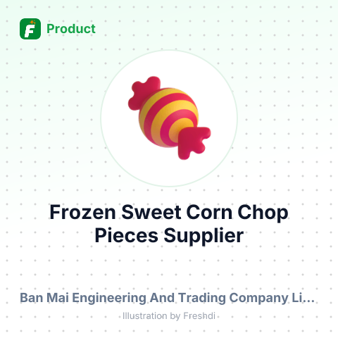 Frozen Sweet Corn Chop Pieces – summary card, no photo uploaded yet