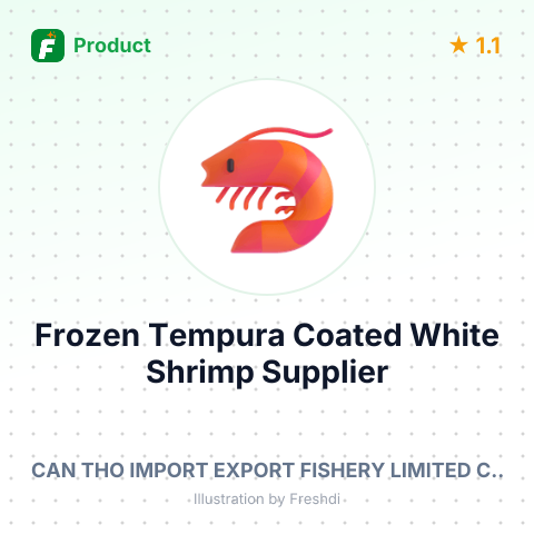 Frozen Tempura Coated White Shrimp – summary card, no photo uploaded yet
