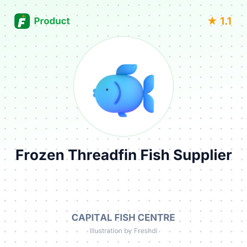 Frozen Threadfin Fish – summary card, no photo uploaded yet