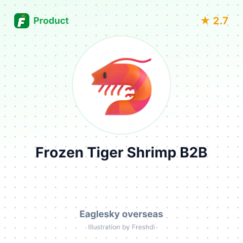 Frozen Tiger Shrimp HOSO – summary card, no photo uploaded yet