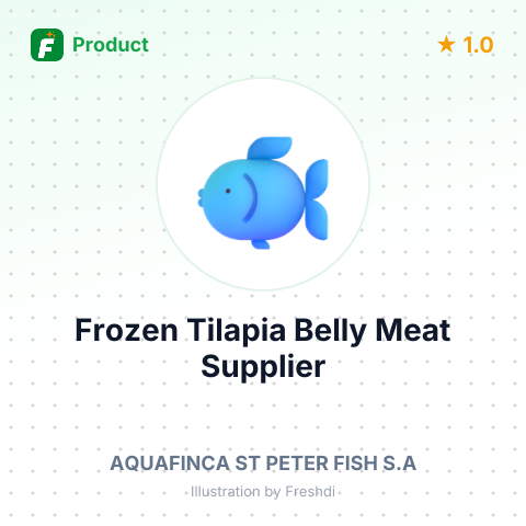 Frozen Tilapia Belly Meat – summary card, no photo uploaded yet