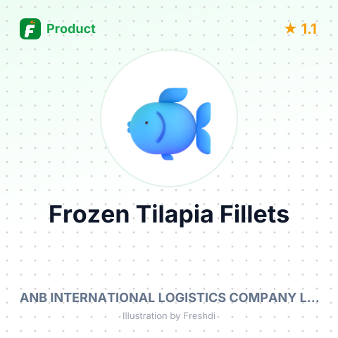 Frozen Tilapia Fillets – summary card, no photo uploaded yet