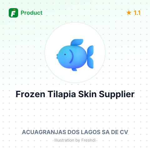 Frozen Tilapia Skin – summary card, no photo uploaded yet