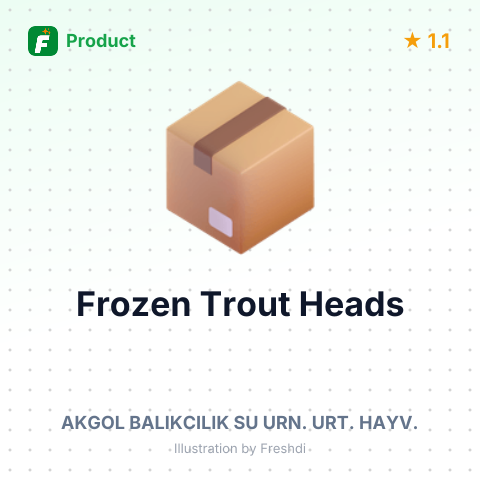 Frozen Trout Heads – summary card, no photo uploaded yet