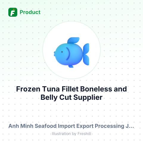 Frozen Tuna Fillet, Boneless and Belly Cut – summary card, no photo uploaded yet