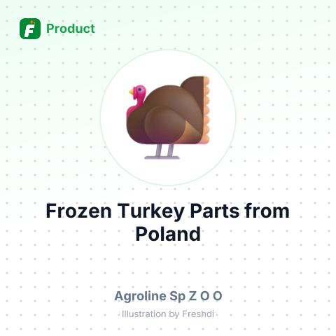 Frozen Turkey Parts – summary card, no photo uploaded yet