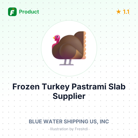 Frozen Turkey Pastrami Slab – summary card, no photo uploaded yet