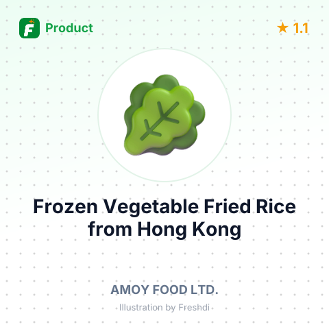 Frozen Vegetable Fried Rice – summary card, no photo uploaded yet