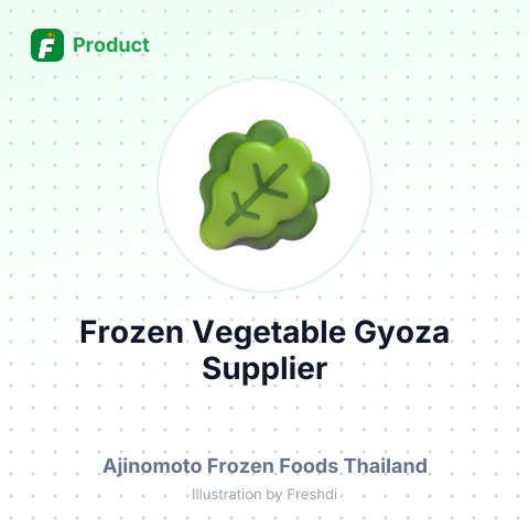 Frozen Vegetable Gyoza – summary card, no photo uploaded yet