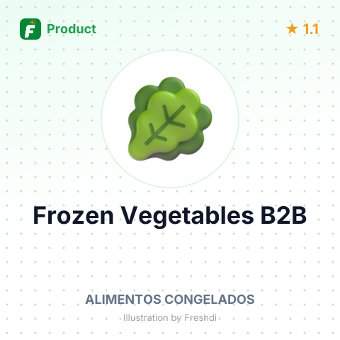 Frozen Vegetables Mixed Pack – summary card, no photo uploaded yet
