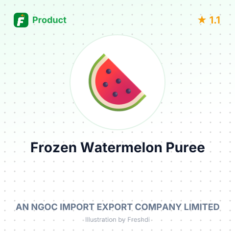 Frozen Watermelon Puree – summary card, no photo uploaded yet