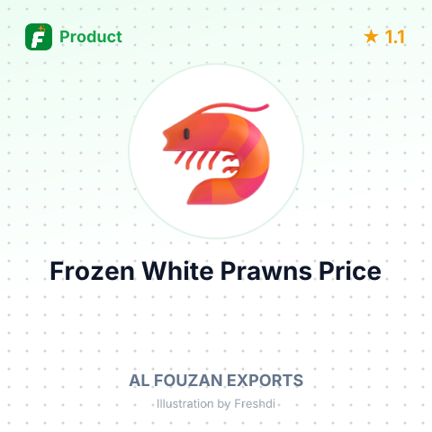 Frozen White Prawns – summary card, no photo uploaded yet