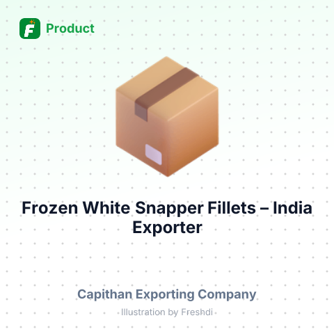 Frozen White Snapper (Himedai) Fillets – summary card, no photo uploaded yet