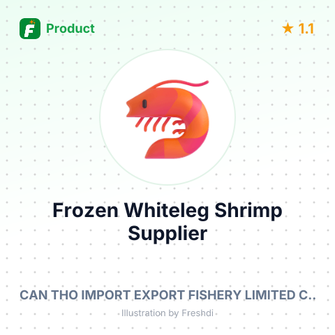 Frozen Whiteleg Shrimp – summary card, no photo uploaded yet