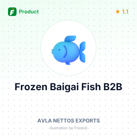 Frozen Whole Baigai Fish – summary card, no photo uploaded yet