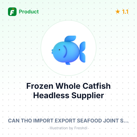 Frozen Whole Catfish Headless – summary card, no photo uploaded yet