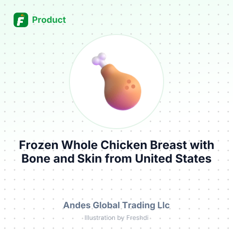 Frozen Whole Chicken Breast with Bone and Skin – summary card, no photo uploaded yet